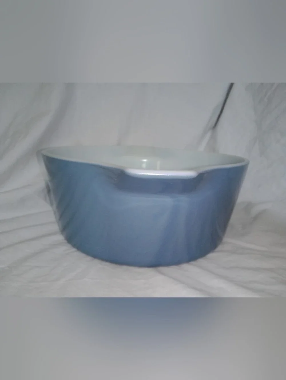 Vintage Pyrex 2.5 Qt Horizon Blue Glass Baking Serving Dish Bowl USA